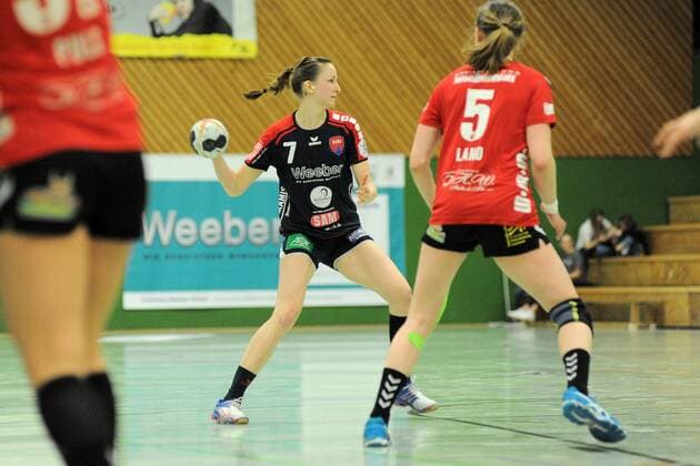 Sulamith Klein SG H2Ku Herrenberg Kuties 7 SG H2Ku Herrenberg Kuties Handball league match 10 03 2018 Photo TBaur Eibner Herrenberg Copyright: xBaur xEibner-Pressefotox EP_Toba
