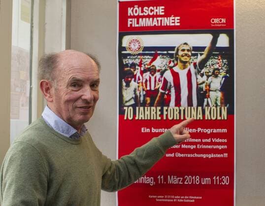 Fortuna Köln Birthday 3 Football Bundesliga Season 2017 2018 Odeon Kino Koeln Germany Date 11 03 2018 Hannes Linßen