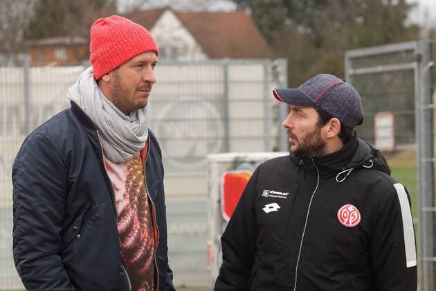 PASCAL HENS, SANDRO SCHWARZ TRAINING MAINZ 05 MAINZ 