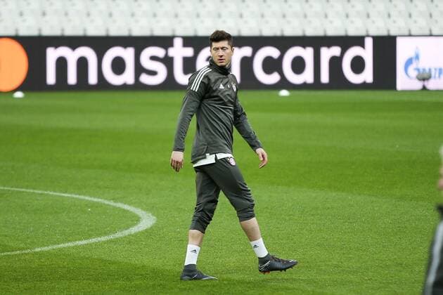 Robert Lewandowski 9 Bayern Munich Muenchen Training Bayern Munich Soccer Eighth Finals Champions League 13 03 2018 Istanbul Istanbul Turkey Copyright: xkolbert-press ChristianxKolbertx