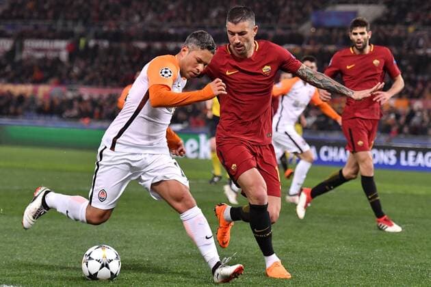 Maros Shakhtar, Aleksandar Kolarov Roma Roma 13-03-2018 Stadio Olimpico Champions League, Ottavi di Finale. AS Roma - Shakhtar Donetsk Foto Andrea Staccioli Insidefoto andreaxstaccioli