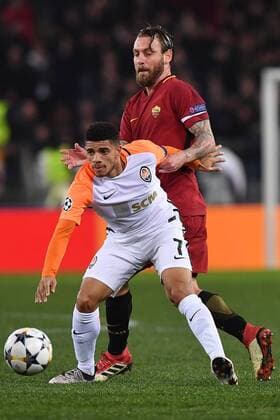 As Roma 13 03 2018 - Champions League Roma-Shakhtar Donetsk foto Antonello Sammarco Image nella foto: Daniele De Rossi-Taison 