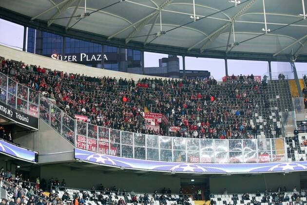 Fanblock FC Bayern Muenchen Besiktas vs FC Bayern Muenchen Soccer Round of 16 Champions League 14 03 2018 Istanbul Istanbul Turkey Copyright: xkolbert-press ChristianxKolbertx