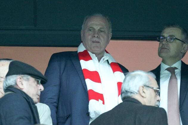 President Uli Hoeness FC Bayern Muenchen Besiktas vs FC Bayern Muenchen Soccer Round of 16 Champions League 14 03 2018 Istanbul Istanbul Turkey Copyright: xkolbert-press ChristianxKolbertx