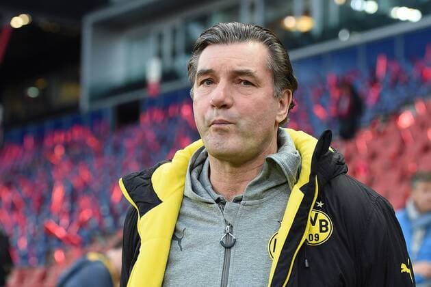Football Europa League final training Borussia Dortmund on 14 03 2018 in the Red Bull Arena in Salzburg Michael Zorc Sporting Director Dortmund xRx