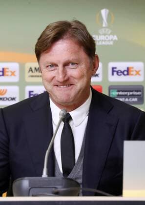 RB Leipzig PK St Petersburg Euro League St Petersburg 14 03 2018 Krestowski Stadium Football UEFA Euro League Round of 16 Re Zenit St Petersburg RB Leipzig RB Leipzig Press Conference on the eve Picture Coach Ralph Hasenhüttl Hasenhuettl RB Leipzig