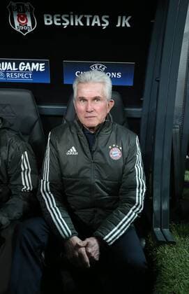 Fußball, CL, Besiktas Istanbul - Bayern München Coach Jupp Heynckes of Bayern Munchen during the Champions league second leg match between Besiktas and Bayern Munchen at Vodafone Park in Istanbul , Turkey on March 14 , 2018. 