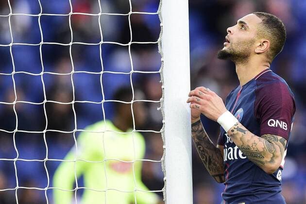 Fußball, Paris Saint Germain - Angers SCO KURZAWA Layvin (PSG) FOOTBALL : PSG vs Angers - Conforama Ligue1 - 14 03 2018 JBAutissier Panoramic 