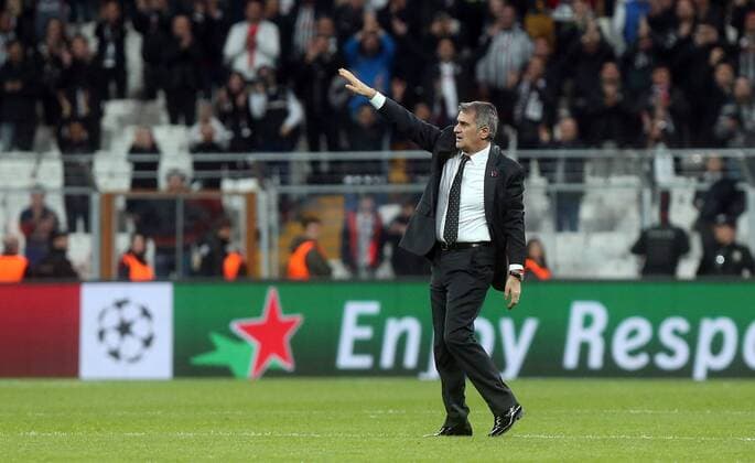 Fußball, CL, Besiktas Istanbul - Bayern München Besiktas Senol Gunes during Besiktas - Bayern Munich UEFA Champions League round of 16 second leg soccer match in Vodafone Arena, Istanbul, Turkey, Mar 14, 2018.  Copyright: TolgaxAdanali 15950006