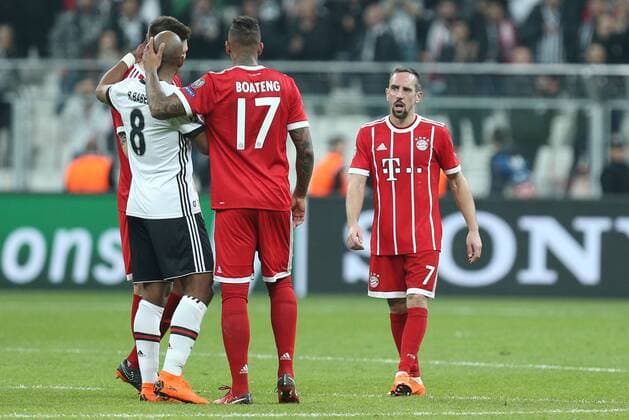 Final cheering Franck Ribery 7 FC Bayern Muenchen Besiktas vs FC Bayern Muenchen Soccer Round of 16 Champions League 14 03 2018 Istanbul Istanbul Turkey Copyright: xkolbert-press ChristianxKolbertx