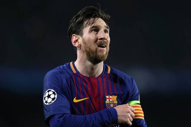 March 14, 2018 - Barcelona, Spain - LIONEL MESSI of FC Barcelona Barca during the UEFA Champions League, round of 16, 2nd leg football match between FC Barcelona and Chelsea FC on March 14, 2018 at Camp Nou stadium in Barcelona, Spain Football - UEFA Champions League - FC Barcelona vs Chelsea FC  - ZUMAb169 20180314_zaa_b169_033 Copyright: xManuelxBlondeau Aop.Pressx