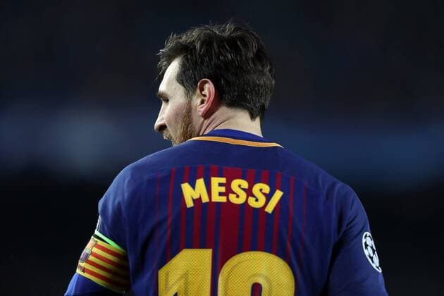 March 14, 2018 - Barcelona, Spain - LIONEL MESSI of FC Barcelona Barca during the UEFA Champions League, round of 16, 2nd leg football match between FC Barcelona and Chelsea FC on March 14, 2018 at Camp Nou stadium in Barcelona, Spain Football - UEFA Champions League - FC Barcelona vs Chelsea FC  - ZUMAb169 20180314_zaa_b169_035 Copyright: xManuelxBlondeau Aop.Pressx