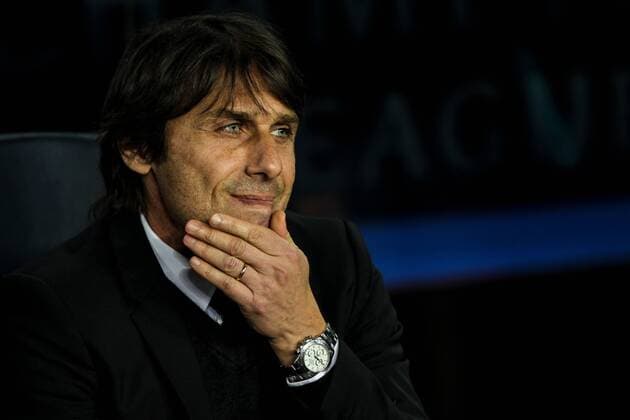 Spain: UEFA Champions League FC Barcelona Barca v Chelse 14th March 2018; Antonio Conte, Chelsea FC coach during the 2017 2018 UEFA Champions League Round of 16 game between FC Barcelona and Chelsea at Camp Nou stadium on March 14, 2018 in Barcelona, Spain. EDITORIAL USE ONLY. Barcelona Catalonia Spain Camp Nou  UkkoxImagesx xPacificxPress