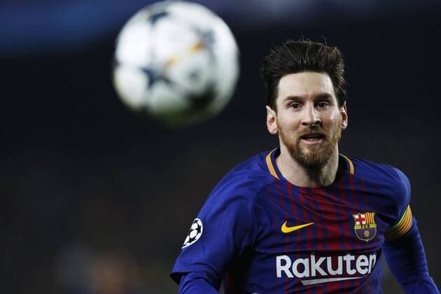 Lionel Messi (Barcelona), MARCH 14, 2018 - Football Soccer : UEFA Champions League Round of 16 2nd leg match between FC Barcelona Barca 3-0 Chelsea FC at Camp Nou stadium in Barcelona, Spain. Noxthirdxpartyxsales  (74208534)