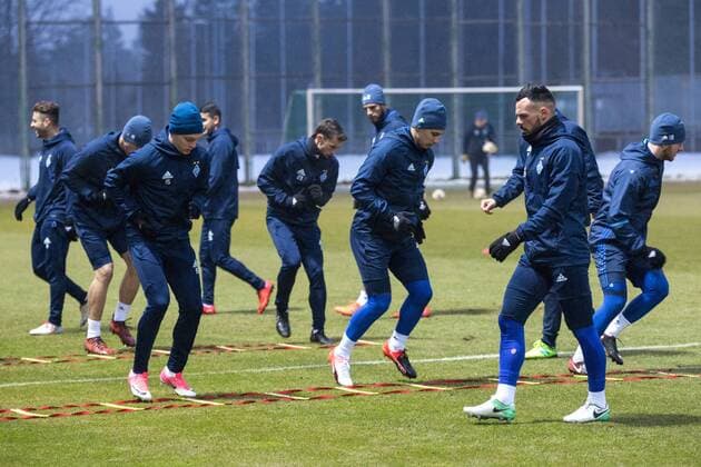 Open Training Of Dynamo Kyiv Team On Eve Of Match With S.S. Lazio Team In Kyiv Kyiv  Copyright: ChumachenkoxAlexey 517004