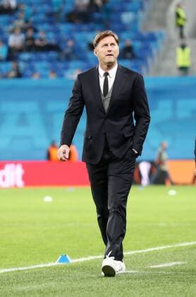St Petersburg RB Leipzig Soccer Euro League St Petersburg 15 03 2018 Krestowski Stadium Soccer UEFA Euro League Round of 16 Relegation FK Zenit St Petersburg vs RB Leipzig The picture shows coach Ralph Hasenhüttl Hasenhuettl RB Leipzig