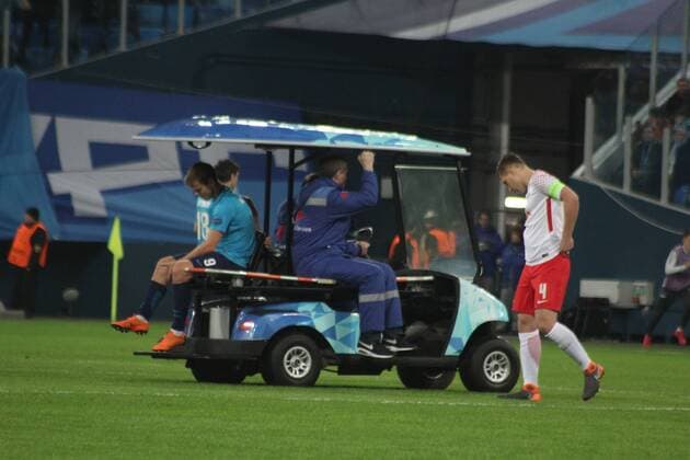Russian Federation. Saint-Petersburg. Arena Saint-Petersburg. The UEFA Europa League. Zenit - RB Leipzig. Football match. Round of the Playoffs. MaksimxKonstantinov 