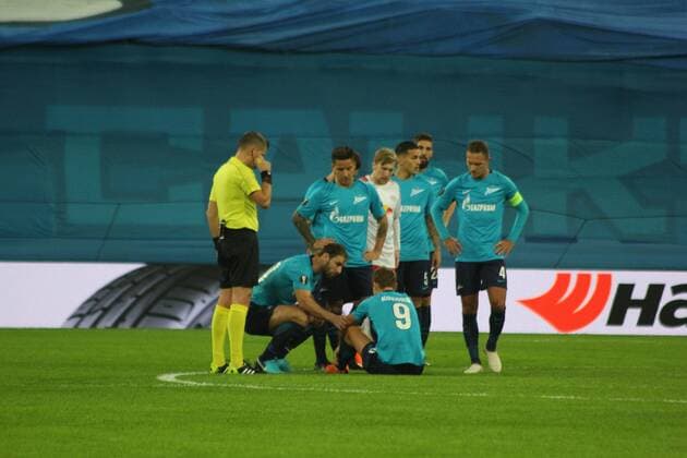 March 15, 2018 - Saint Petersburg, Russia - Russian Federation. Saint-Petersburg. Arena Saint-Petersburg. The UEFA Europa League. Zenit - RB Leipzig. Football match. Round of the Playoffs. The UEFA Europa League, Zenit - RB Leipzig  - ZUMAl75_ 20180315_zaf_l75_032 Copyright: xMaksimxKonstantinovx
