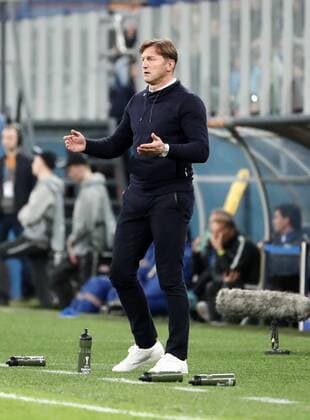 St Petersburg RB Leipzig Soccer Euro League St Petersburg 15 03 2018 Krestowski Stadium Soccer UEFA Euro League Round of 16 Relegation FK Zenit St Petersburg vs RB Leipzig The picture shows coach Ralph Hasenhüttl Hasenhuettl RB Leipzig