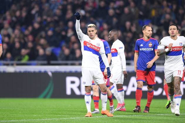 09 MARIANO DIAZ (OL) - 11 MEMPHIS DEPAY (OL) FOOTBALL : Lyon vs CSKA Moscou - Ligue Europa - 15 03 2018 FEP Panoramic 