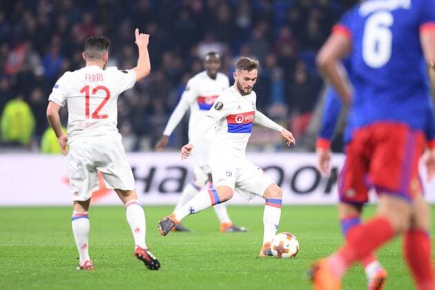 29 LUCAS TOUSART (OL) FOOTBALL : Lyon vs CSKA Moscou - Ligue Europa - 15 03 2018 FEP Panoramic 