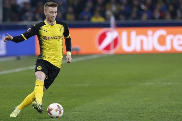 UEFA Europa League vs Borussia Dortmund Marco Reus Borussia Dortmund at the UEFA Europa League Salzburg vs Borussia Dortmund on March 15 2018 in Salzburg Austria xD. G.x