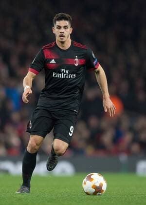 Andr? Silva of AC Milan during the UEFA Europa League round of 16 2nd leg match between Arsenal and AC Milan at the Emirates Stadium, London, England on 15 March 2018. Copyright: xVincexxMignottx PMI-1884-0007