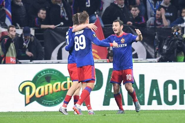 10 ALAN DZAGOEV (CSKA) - JOIE FOOTBALL : Lyon vs CSKA Moscou - Ligue Europa - 15 03 2018 FEP Panoramic 