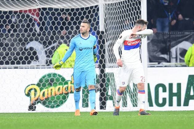 01 ANTHONY LOPES (OL) FOOTBALL : Lyon vs CSKA Moscou - Ligue Europa - 15 03 2018 FEP Panoramic 