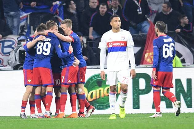EQUIPE DE FOOTBALL DU CSKA MOSCOU - JOIE FOOTBALL : Lyon vs CSKA Moscou - Ligue Europa - 15 03 2018 FEP Panoramic 