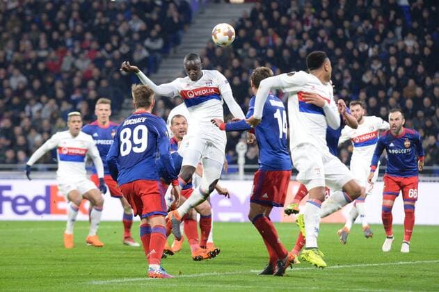 05 MOUCTAR DIAKHABY (OL) FOOTBALL : Lyon vs CSKA Moscou - Ligue Europa - 15 03 2018 FEP Panoramic 