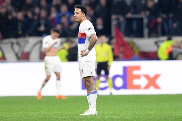 11 MEMPHIS DEPAY (OL) - DECEPTION FOOTBALL : Lyon vs CSKA Moscou - Ligue Europa - 15 03 2018 FEP Panoramic 
