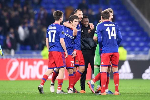 EQUIPE DE FOOTBALL DE MOSCOU - JOIE FOOTBALL : Lyon vs CSKA Moscou - Ligue Europa - 15 03 2018 FEP Panoramic 