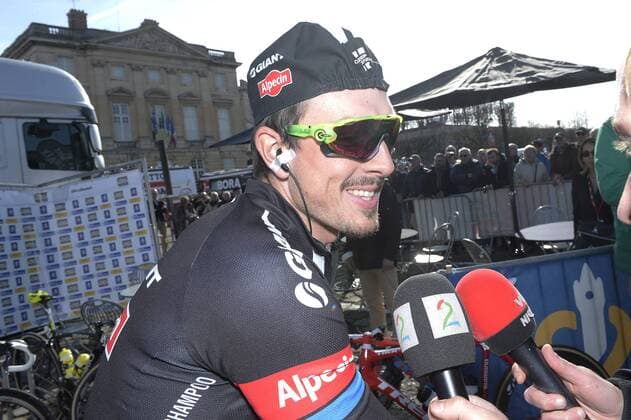 - ROUBAIX, FRANCE: German John Degenkolb of Team Giant-Alpecin pictured at the start of the Paris-Roubaix one day cycling race, 253,5 km from Compiegne to the Velodrome in Roubaix, Sunday 12 April 2015. FREDxPORCU  x78190363x
