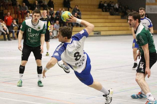 Daniel Reusch Neuhausen at the throw of the match TV Hochdorf vs TV Neuhausen 1893 in the 3 Handball League South on 17 03 2018 Hochdorf Assenheim Copyright: xEIBNER MichaelxBermelx EP_MBL