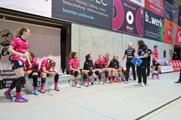 Disappointed faces at Metzingen after the defeat Handball 1 HBF TusSies Metzingen vs Thueringer HC 2018 03 17 Metzingen Copyright: xEIBNER SebastianxBaurx EP_SBAUR