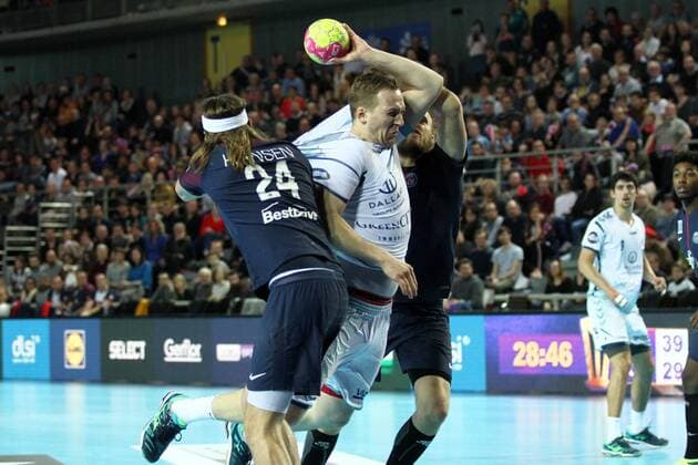 Rafal Przybylski (Toulouse) HANDBALL : Coupe de la Ligue - Finale - Paris Saint-Germain Handball vs Fenix Toulouse Handball - 18 03 2018 KevinDomas Panoramic 