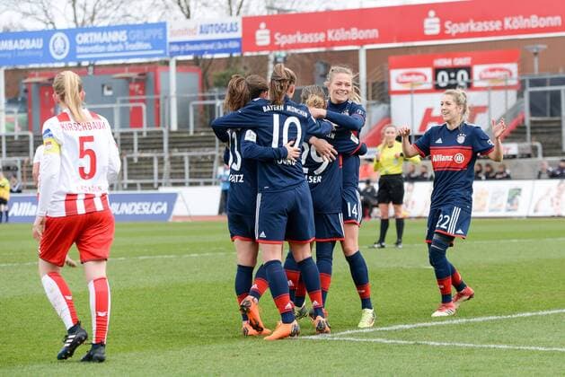 Bayern Munich is pleased with the 0 1 thanks to Fridolina Rolfö FC Bayern Munich 4 2 v r Soccer Allianz Women Bundesliga 1 FC Köln Bayern Munich xmhx