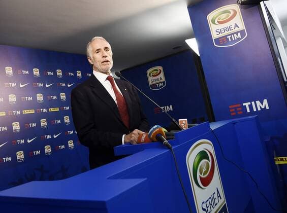 Db Milano 19 03 2018 - assemblea ordinaria Lega Calcio Serie A foto Daniele Buffa Image nella foto: Giovanni Malago 