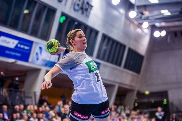 EURO Qualifiers Germany Spain Marlene Zapf 2 Germany EURO Qualifiers Germany Spain Stuttgart 21 03 18 Handball EC Qualifiers Stuttgart Baden Wuerttemberg Germany Scharrena