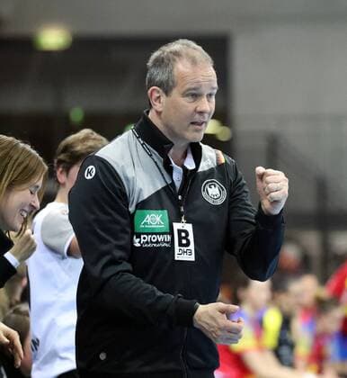 Handball Women DHB Germany Spain Germany Stuttgart 21 03 2018 Handball Internationals Women DHB Germany Spain Henk Groener Manager Germany