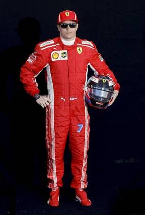 Formel 1, GP Australien, Fotoshooting Motorsports: FIA Formula One World Championship WM Weltmeisterschaft 2018, Melbourne, Victoria : Motorsports: Formula 1 2018 Rolex Australian Grand Prix, 7 Kimi Raikkonen (FIN, Scuderia Ferrari), Melbourne Australia