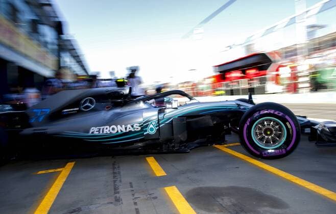 Motorsports: FIA Formula One World Championship WM Weltmeisterschaft 2018, Melbourne, Victoria : Motorsports: Formula 1 2018 Rolex Australian Grand Prix, 77 Valtteri Bottas (FIN, Mercedes AMG Petronas), Melbourne Australia