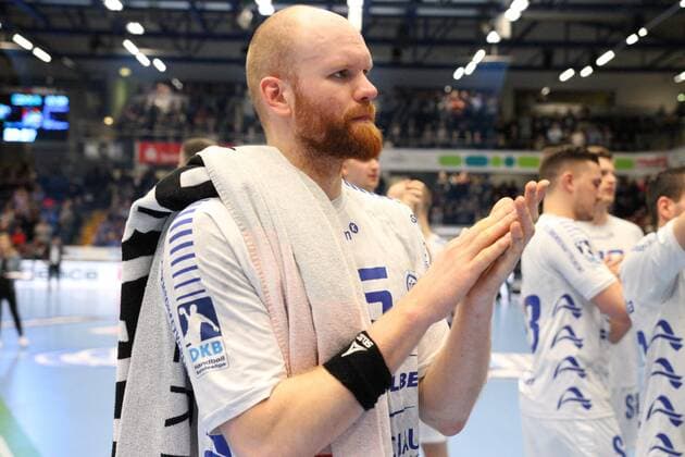 Disappointment at Alexander Becker VfL Gummersbach 45 TBV Lemgo vs VfL Gummersbach Handball 1 Bundesliga 22 03 2018 Lemgo Copyright: xEIBNER JanxStrohdiekx EP_JSK