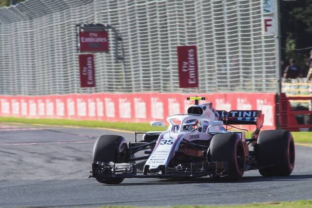 23rd March 2018, Melbourne Grand Prix Circuit, Melbourne, Australia; Melbourne Formula One Grand Prix, Friday free practice; The number 35 Williams Martini driven by Sergey Sirotkin  ActionPlus12004215