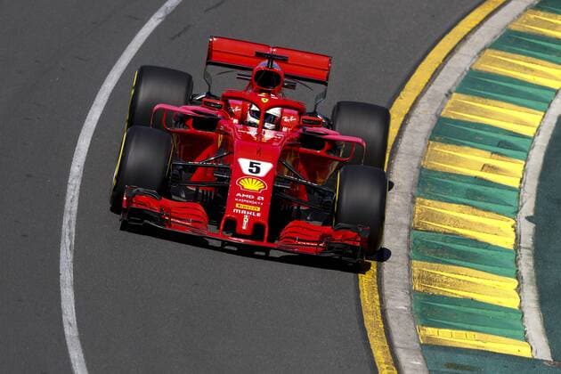 Motorsports: FIA Formula One World Championship WM Weltmeisterschaft 2018, Melbourne, Victoria : Motorsports: Formula 1 2018 Rolex Australian Grand Prix, , 5 Sebastian Vettel (GER, Scuderia Ferrari) Melbourne Australia