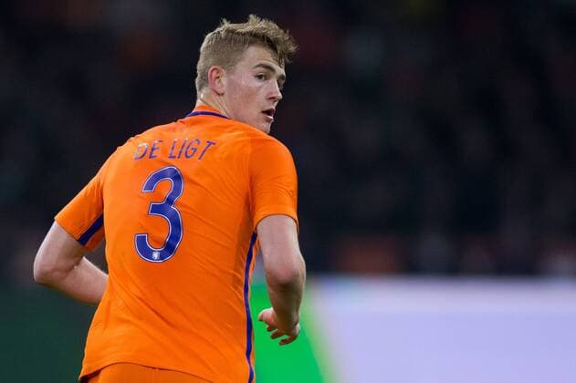 Matthijs de Ligt of Holland during the International Friendly Länderspiel match match between The Netherlands and England at the Amsterdam Arena on March 23, 2018 in Amsterdam, The Netherlands International friendly match 2017 2018 xVIxVIxImagesx xTomxBodexMultimediaxIVx 10423688