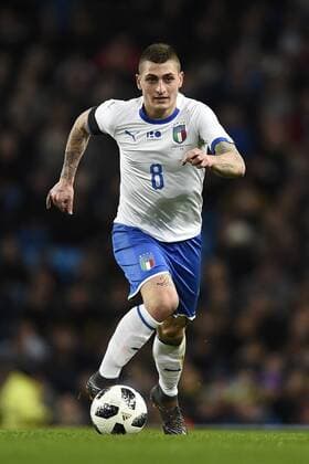 Db Manchester (Inghilterra) 23 03 2018 - amichevole Argentina-Italia foto Daniele Buffa Image nella foto: Marco Verratti 