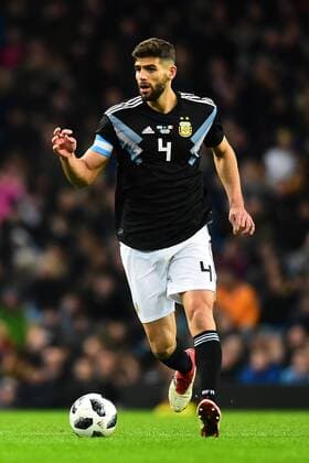 Football - 2018 International Friendly Länderspiel - Italy vs. Argentina Federico Fazio of Argentina, at the Etihad. COLORSPORT RICHARD MARTIN-ROBERTS 