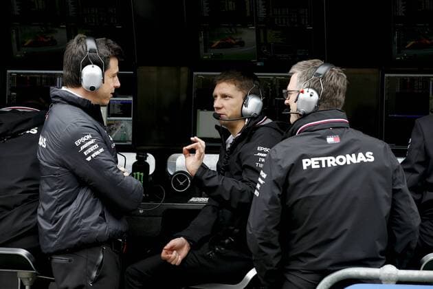 Motorsports: FIA Formula One World Championship WM Weltmeisterschaft 2018, Melbourne, Victoria : Motorsports: Formula 1 2018 Rolex Australian Grand Prix, Toto Wolff (AUT, Mercedes AMG Petronas Formula One Team) Melbourne Australia